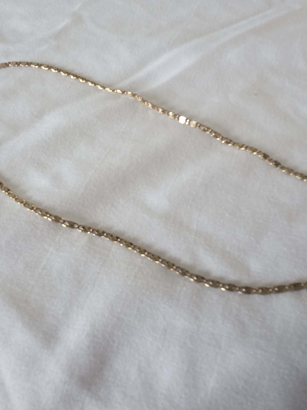 Gold Twisted Link Necklace - Women Jewelry